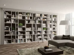Scopri la Libreria Living 566 di Giessegi, stile moderno scontato!