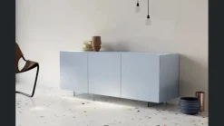 Scopri la Madia Origami di Fratelli Mirandola in laccato opaco a prezzo Outlet!