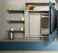 Scopri la parete attrezzata Smart living di Ozzio con sconto del 80%!