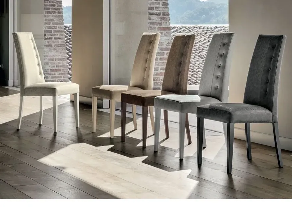 Sedia con schienale alto modello Bellinzona * a prezzo riservato