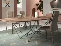 Sedia con schienale alto Luxy Ozzio a prezzo Outlet