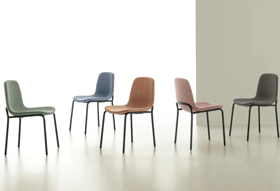 Sedia con schienale basso modello Tokio a prezzo riservato