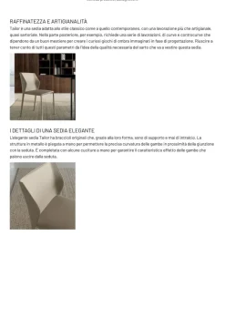 Sedia con schienale medio Tailor * di Dall'agnese a prezzo Outlet