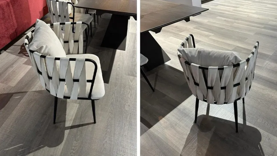 Sedia con schienale medio Ventura di La casa moderna a prezzo ribassato