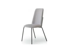 Sedia da cucina realizzata in tessuto Easy di Target point