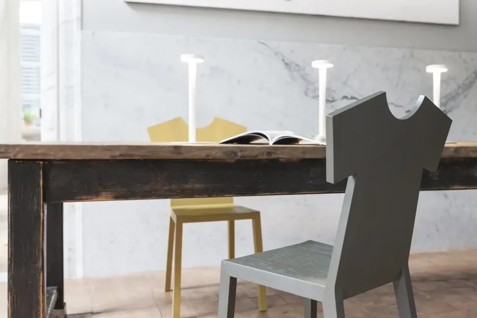 Sedia da cucina T-chair Mogg a prezzo scontato