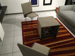 Sedia da soggiorno Cubics pouff Ozzio a prezzo scontato