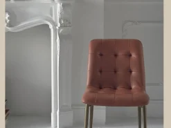 Sedia da soggiorno Kuga slim Bontempi a prezzo Outlet