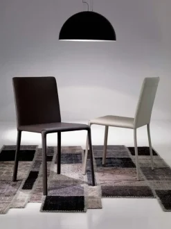 Sedia da soggiorno Lunette Ozzio a prezzo Outlet