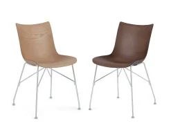Sedia da soggiorno realizzata in legno P/wood di Kartell