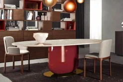 Sedia da soggiorno realizzata in legno Inari  di Pianca