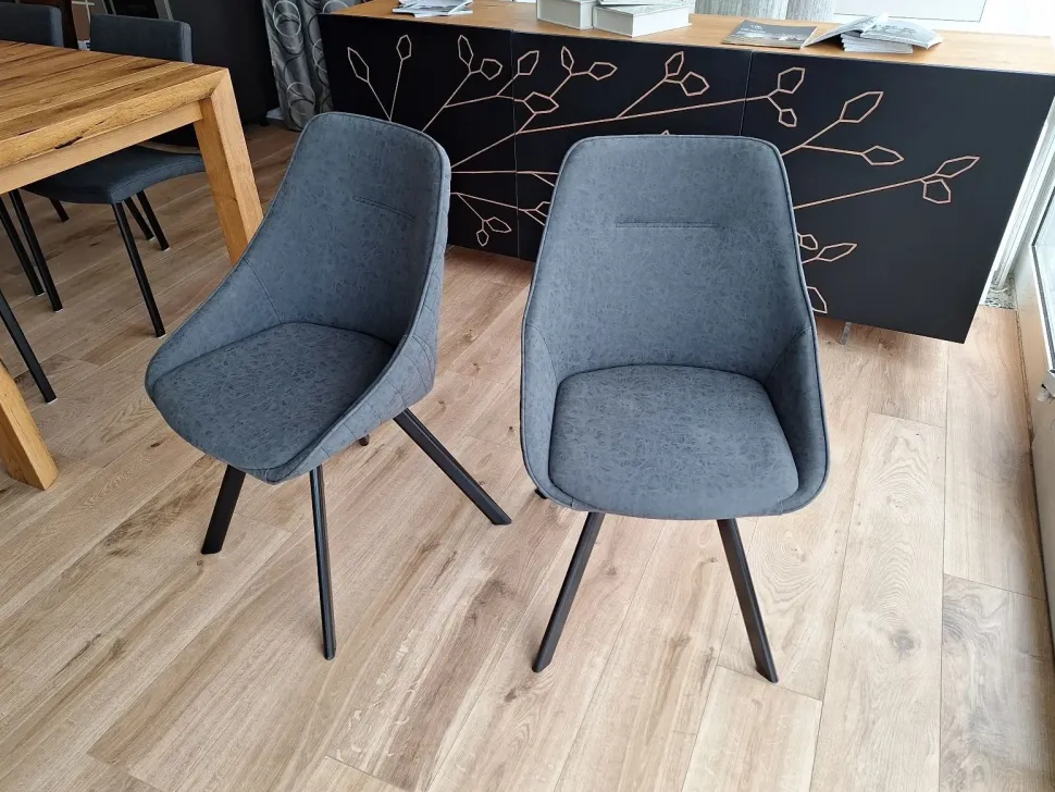 Sedia da soggiorno realizzata in ecopelle Bilbao di Target point