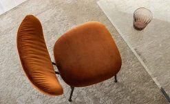 Sedia da soggiorno realizzata in ecopelle Chloe di Cattelan italia