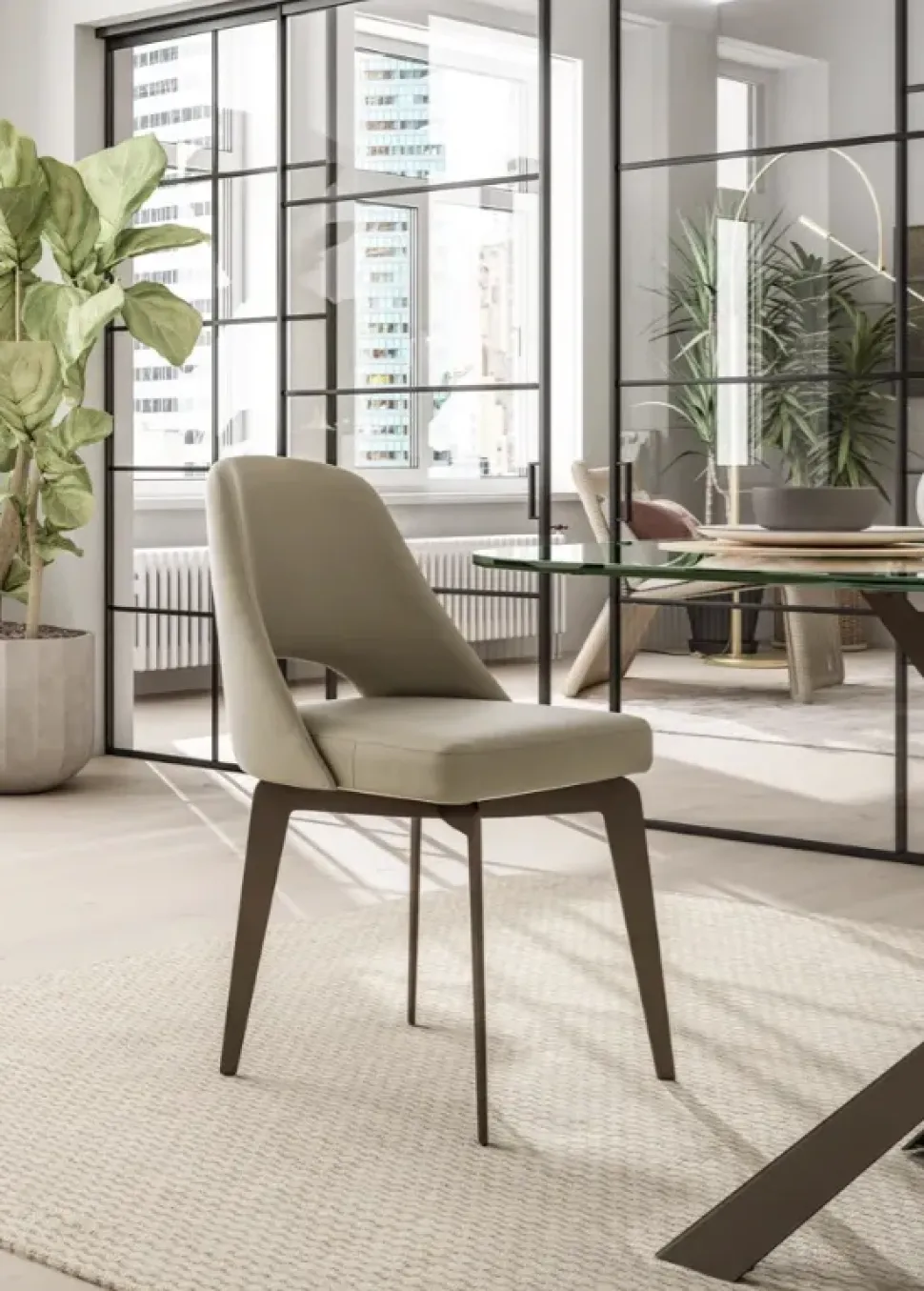 Sedia di Easyline modello Sony da soggiorno in offerta -40%