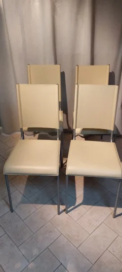 Sedia di Ponti terenghi modello Sedie cuoio da soggiorno in offerta -72%