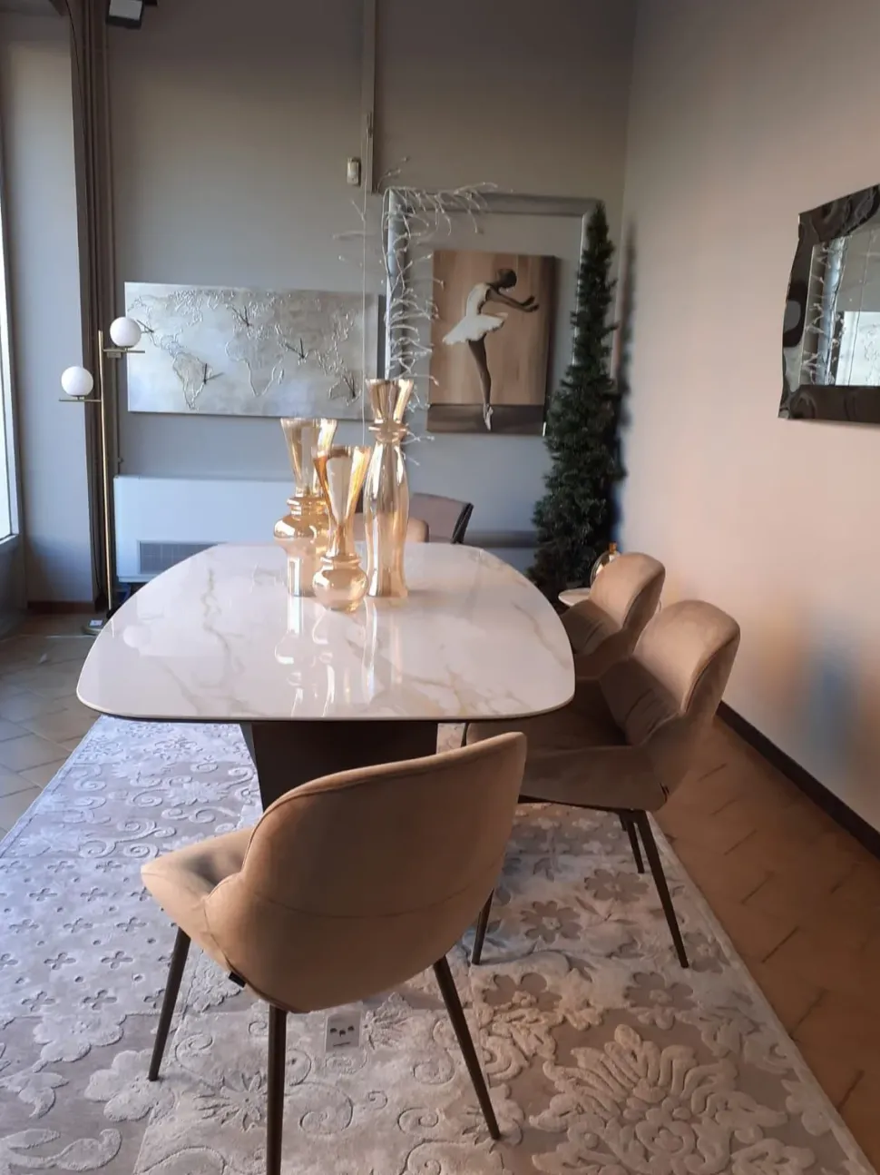 Sedia fissa Amelie di Bontempi a prezzo Outlet