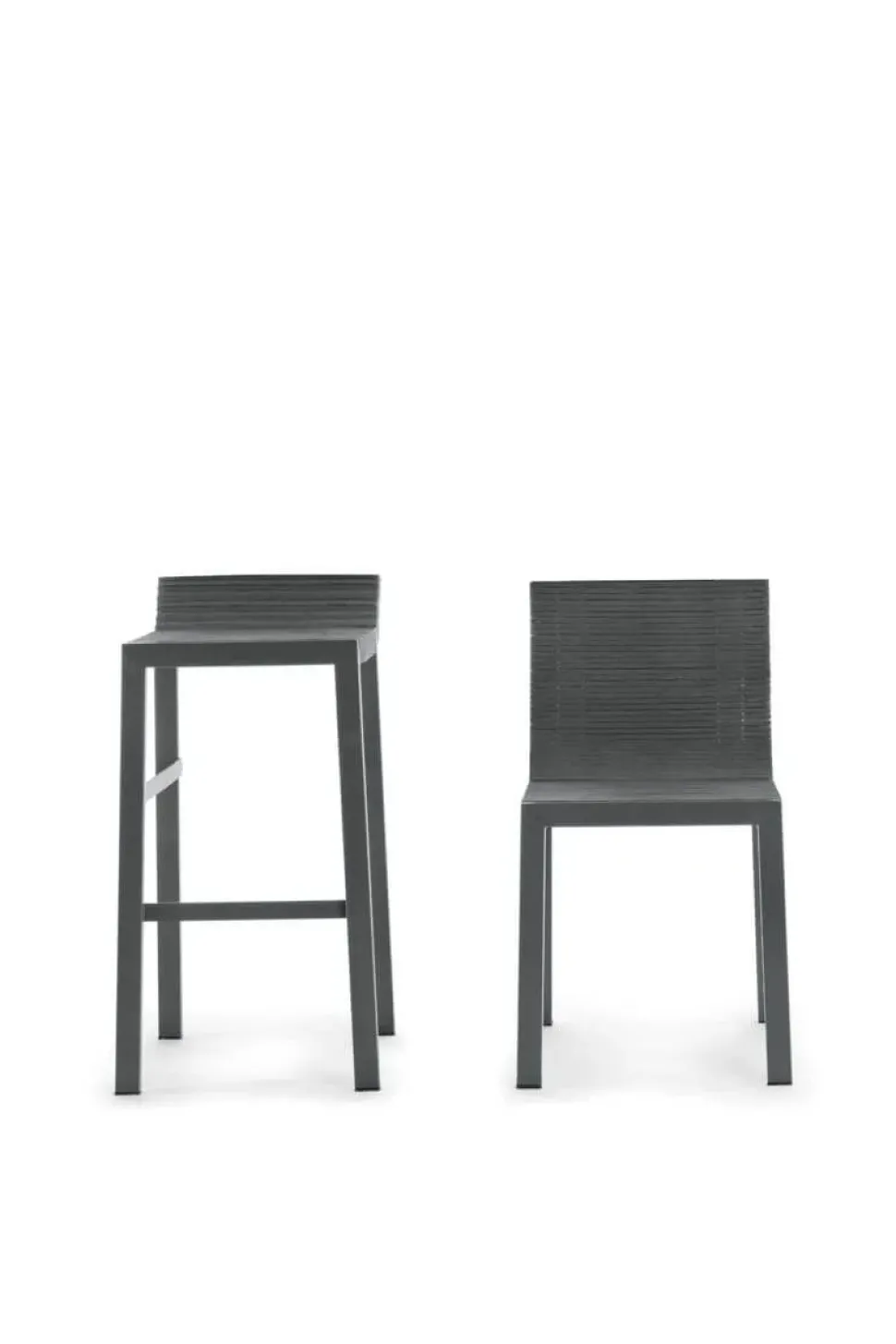 Sedia in metallo modello Steps di Lago