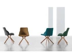 Sedia in tessuto modello Brasilia * di Target point