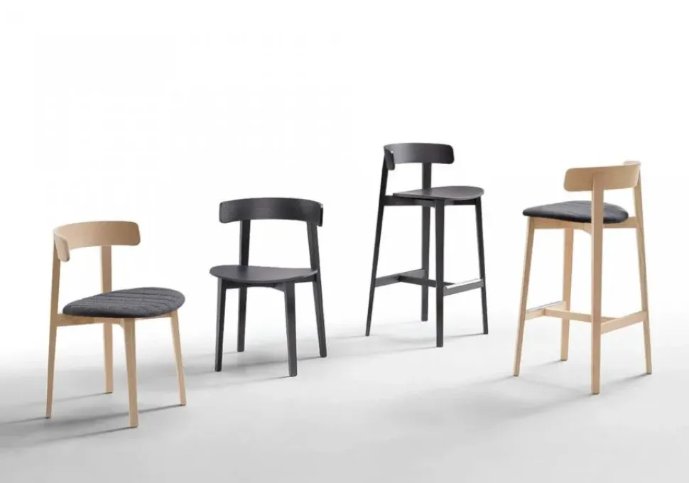 Sedia Maya da cucina realizzata in legno scontata del 30%