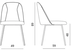 Sedia modello Jois di Easyline: richiedi il prezzo