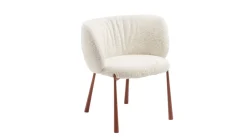 Sedia modello Mys con schienale medio di Midj