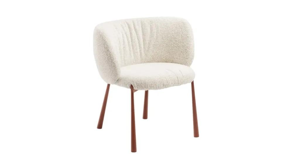 Sedia modello Mys con schienale medio di Midj