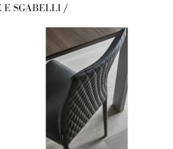 Sedia Nata Bontempi, schienale alto, prezzo Outlet.