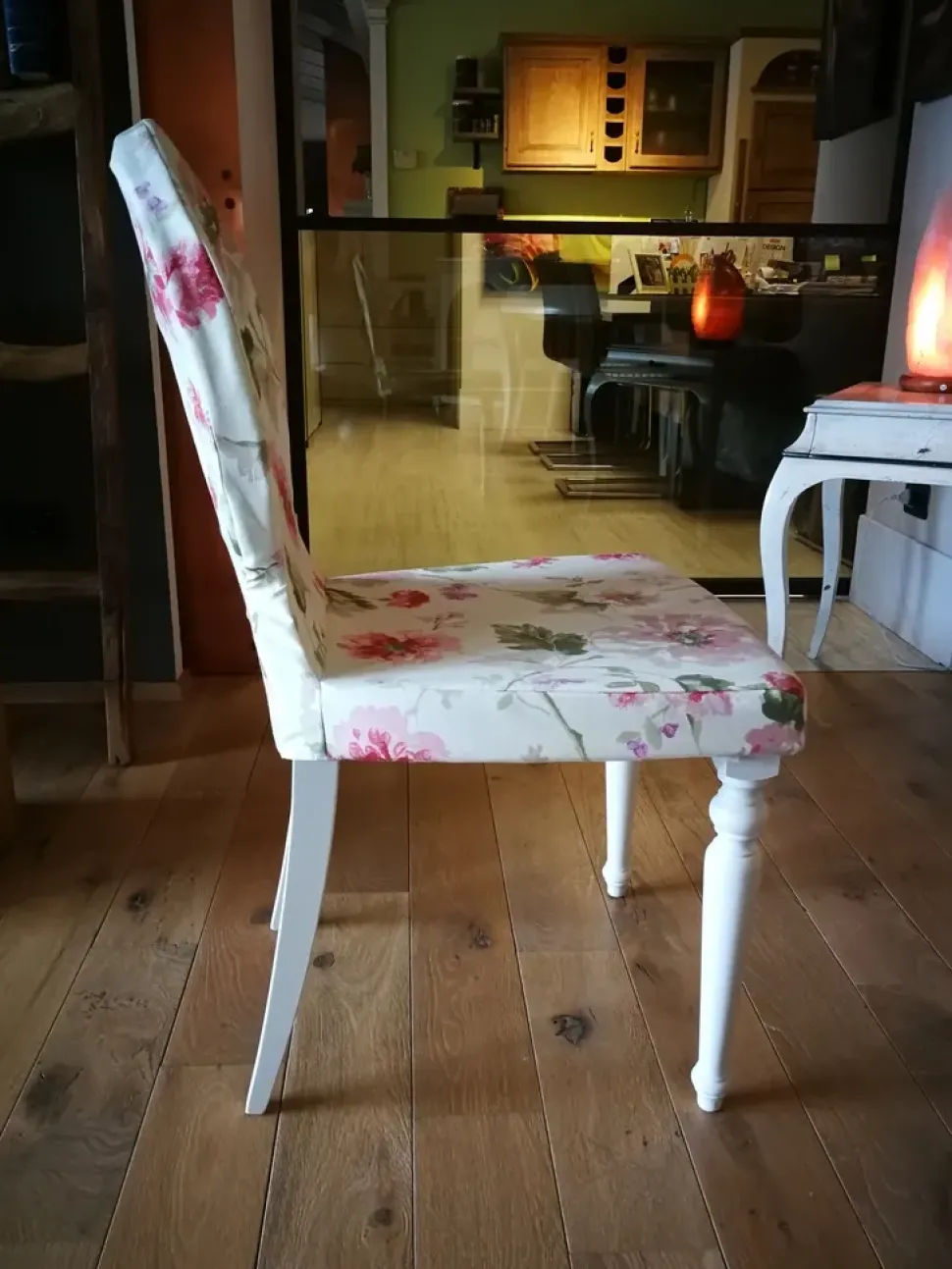 Sedia Sedia in legno rivestita in stoffa di Callesella in OFFERTA OUTLET -66%