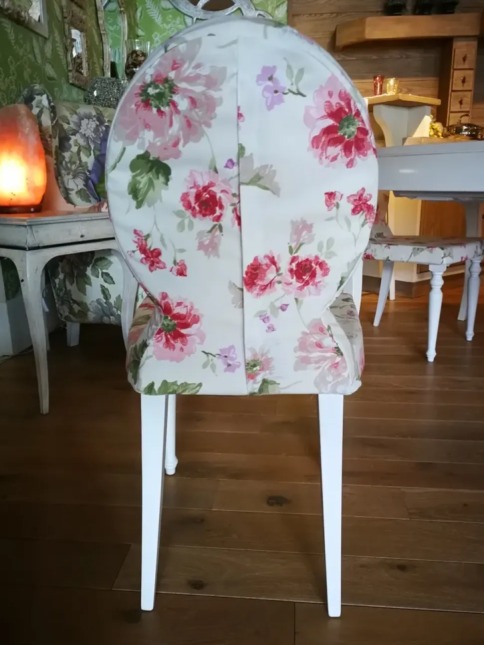 Sedia Sedia in legno rivestita in stoffa di Callesella in OFFERTA OUTLET -66%