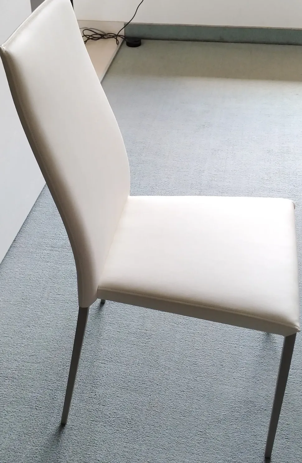 Sedia Sedia tai in ecopelle avorio Bontempi casa con un ribasso vantaggioso