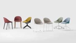 Sedia senza braccioli Kross di Kastel in Offerta Outlet