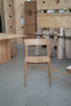 Sedia senza braccioli Mia di Riva 1920 a prezzo scontato