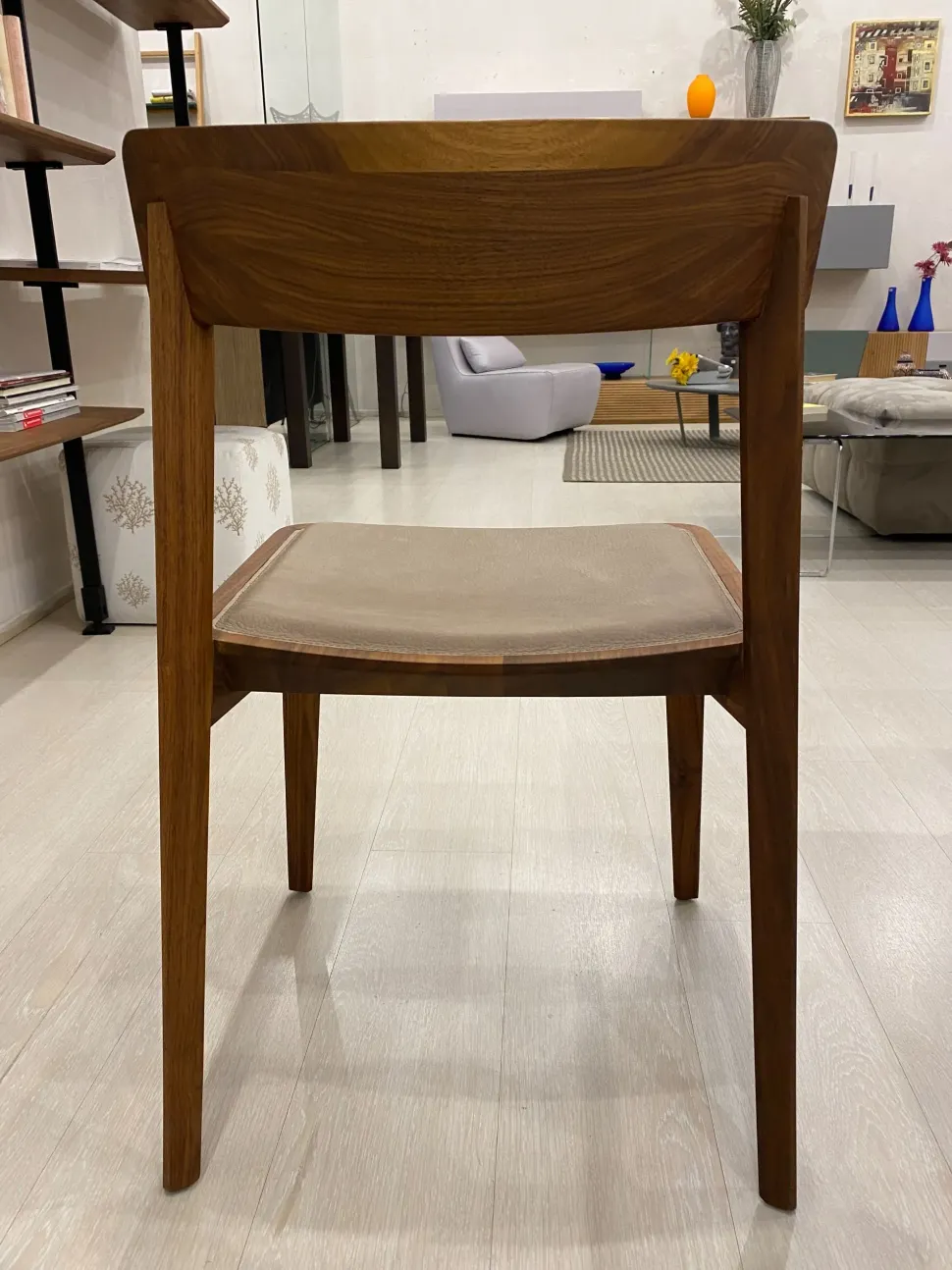 Sedia senza braccioli Mia leather Riva 1920 a prezzo scontato