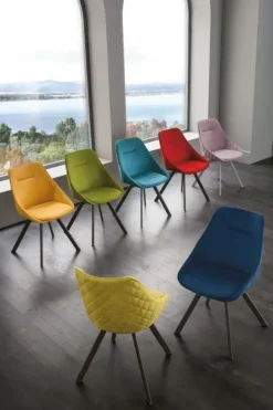 Sedia senza braccioli modello Bilbao a prezzo riservato