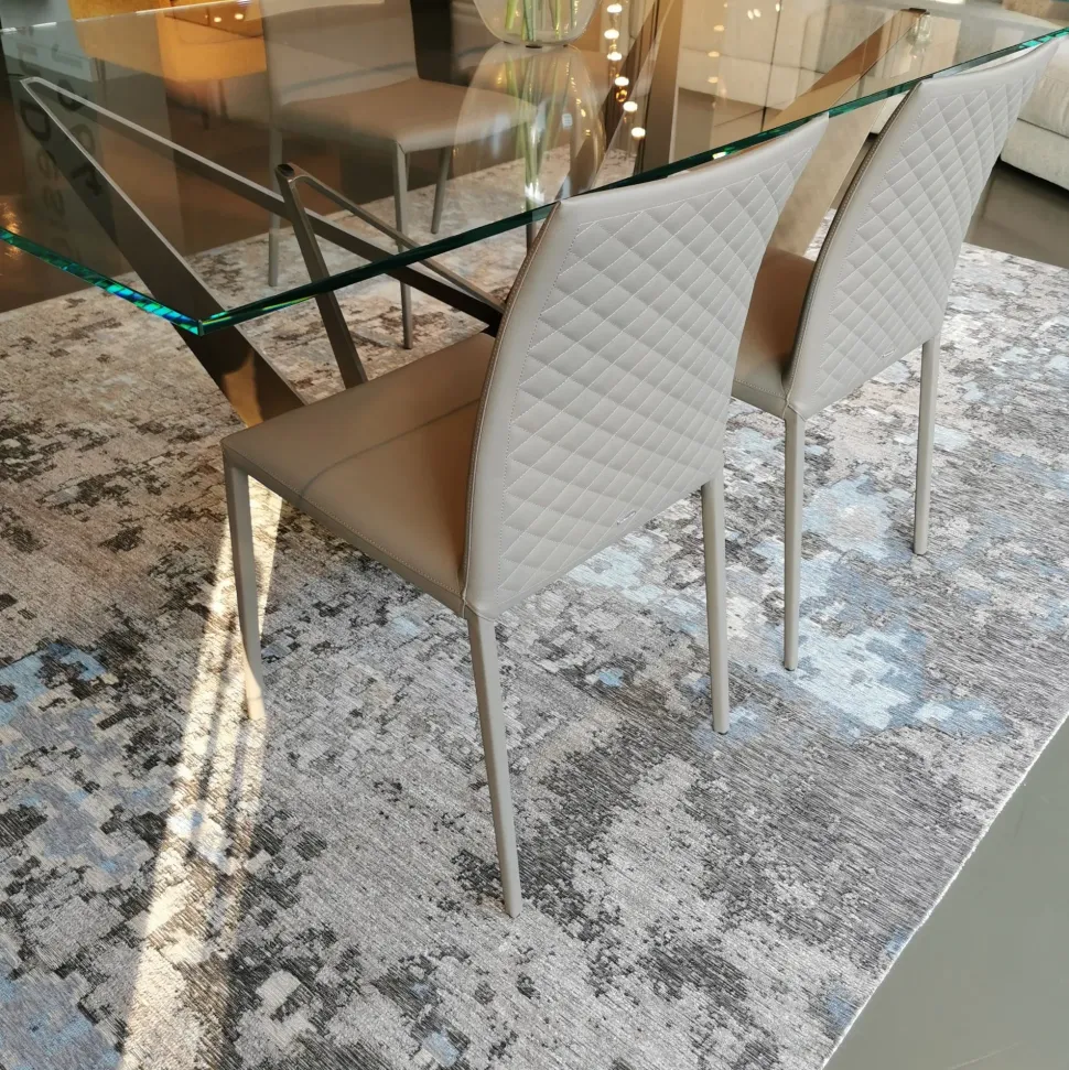 Sedia senza braccioli Norma couture di Cattelan italia a prezzo Outlet