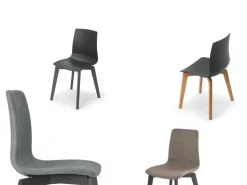 Sedia senza braccioli Talya Fgf mobili in Offerta Outlet