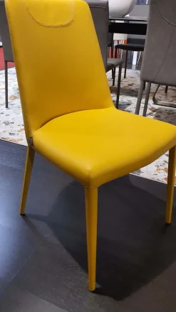 Sedia Sofia gialla Ozzio con un ribasso vantaggioso