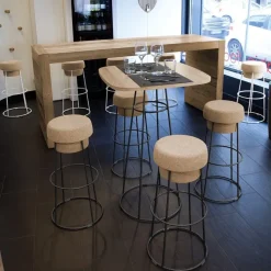 Sgabello Bouchon sa Domitalia con base centrale convenienti