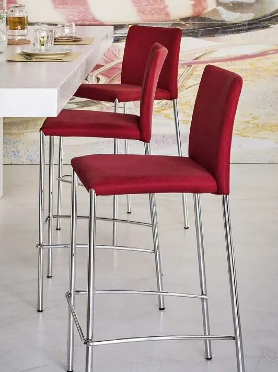 Sgabello con 4 gambe Silvy * Midj a prezzi outlet