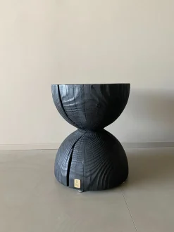 Sgabello da soggiorno Clessidra Riva 1920 in Offerta Outlet