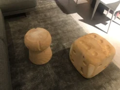 Sgabello da soggiorno Miss champagne Riva 1920 a prezzo Outlet