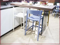 Sgabello senza braccioli Skin Calligaris a prezzo ribassato