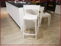 Sgabello senza braccioli Skin Calligaris a prezzo ribassato