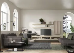 Soggiorno completo Arcadia as 101 di Febal in stile classico a prezzi convenienti