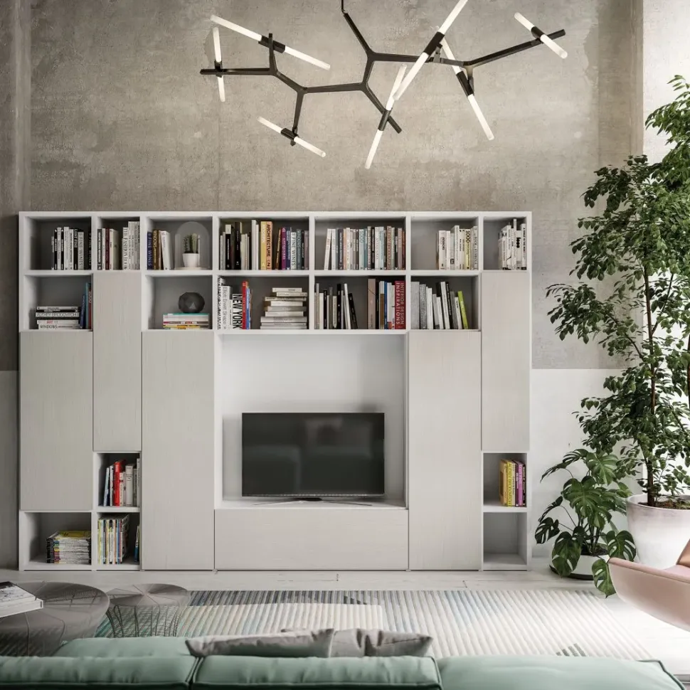 Soggiorno completo Composizione 22 di Orme in stile moderno a prezzi convenienti