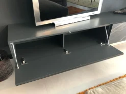 Soggiorno completo Horizon di Mobilgam in legno in Offerta Outlet