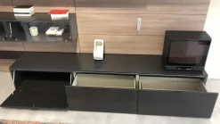 Soggiorno completo Lampo di Sangiacomo in laccato lucido in Offerta Outlet