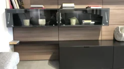 Soggiorno completo Lampo di Sangiacomo in laccato lucido in Offerta Outlet