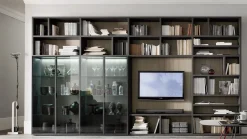 Soggiorno completo Logico26 di Orme in laminato opaco in Offerta Outlet