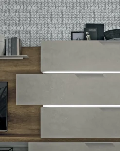 Soggiorno completo modello Atlante s005 in stile moderno di Tomasella a PREZZI OUTLET  approfittane ora!